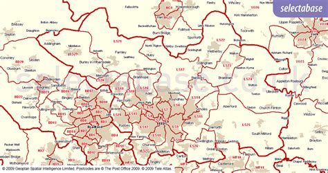 Leeds Postcode Map