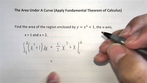 % square brackets waste time here only. Calculus: Area under a curve: definite integral - YouTube