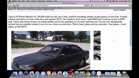 Craigslist Rapid City South Dakota Used Cars For Sale By Private