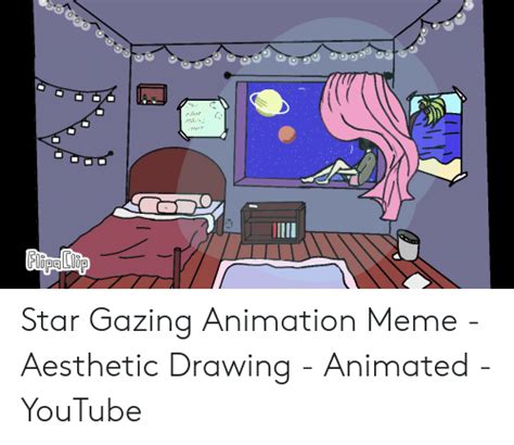 Star Gazing Animation Meme Aesthetic Drawing Animated Youtube