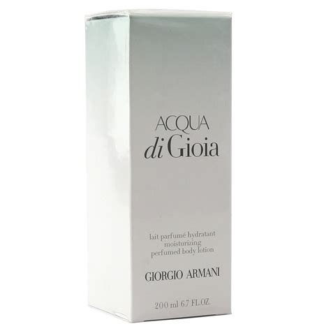 Giorgio Armani Acqua Di Gioia Perfumed Body Lotion Ml Duftwelt Hamburg