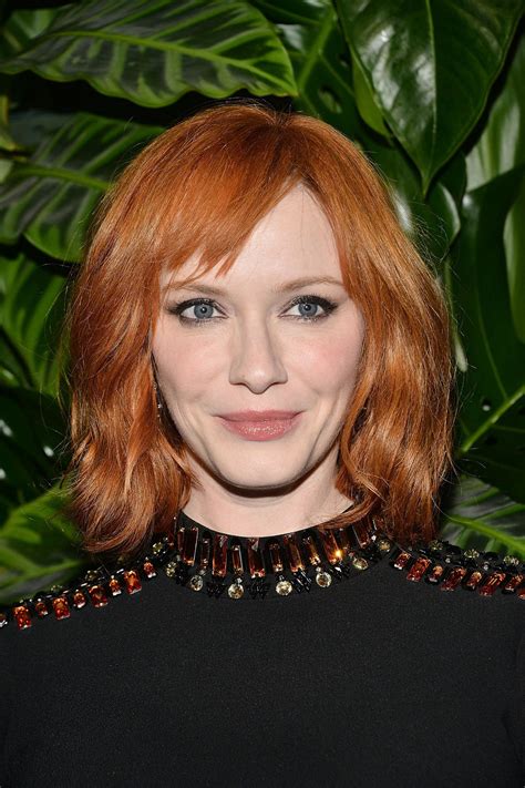 Christina Hendricks Returns To Her Bright Red Hair Color With A New