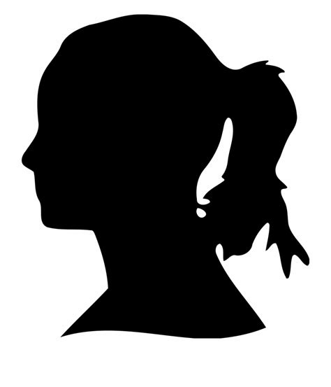 Woman Head Silhouette Clip Art 10 Free Cliparts Download Images On