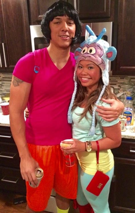 Dora And Boots 14 Cute Couple Halloween Costumes Couple Halloween