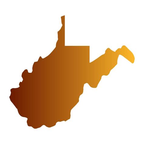 West Virginia Map Illustrated Vector Art At Vecteezy
