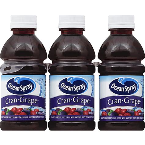 Ocean Spray Cran Grape Juice Drink 6 10 Fl Oz Bottles Fruit