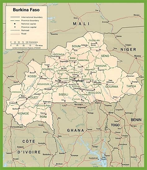 Navigate burkina faso map, burkina faso country map, satellite images of burkina faso, burkina faso largest cities map, political map of burkina faso, driving directions and traffic maps. Burkina Faso political map