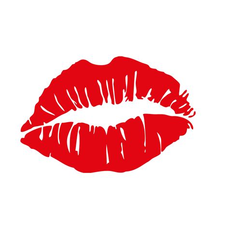Lipstick Print Vector At Collection Of Lipstick Print Vector Free For Personal Use