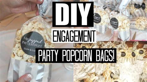 Makeup bag gift,cosmetic bag gift for women engagement,bride to be gift,newly engaged gift, funny wedding gift for her,the one where he put a ring on it,friends tv show theme gift 3 $12 99 DIY: Engagement Party Favors #1 - YouTube