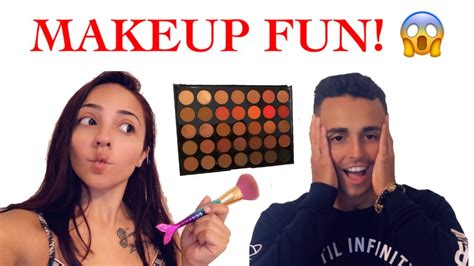 Doing My Boyfriends Makeup Youtube