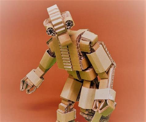 Kurt1 The Articulated Cardboard Robot Cardboard Robot Cardboard