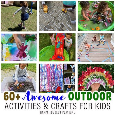 60 Awesome Outdoor Activities For Kids Happy Toddler Playtime In
