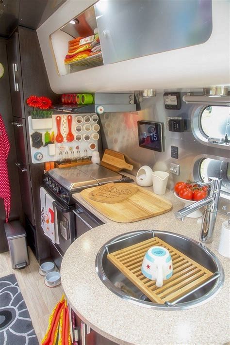 Use wall space for storing and organizing. 12+ Awesome RV Kitchen Storage Ideas For Cozy Cook When ...