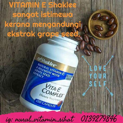 Manfaat Dan Fungsi Utama Vitamin E Complex Shaklee