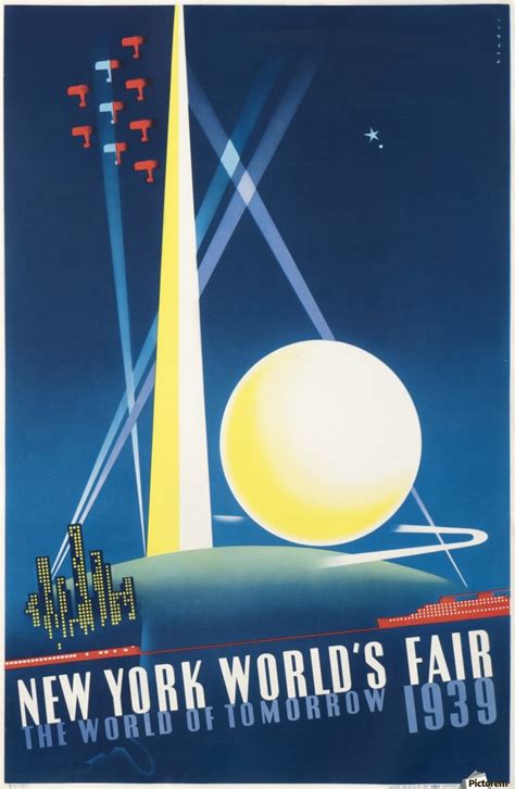 new york world fair 1939 original poster vintage poster