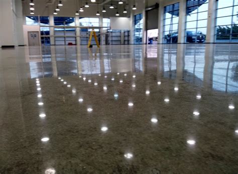 It takes patience, skill and determination to achieve effective concrete floor polishing typically comes in six stages. Gallery - Concrete Polishing Houston