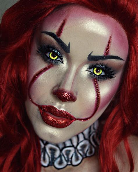 Glam Pennywise Makeup Maquillage Halloween Clown Halloween Makeup Diy