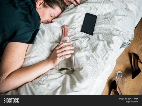 Drunk Woman Passed Out Image And Photo Free Trial Bigstock