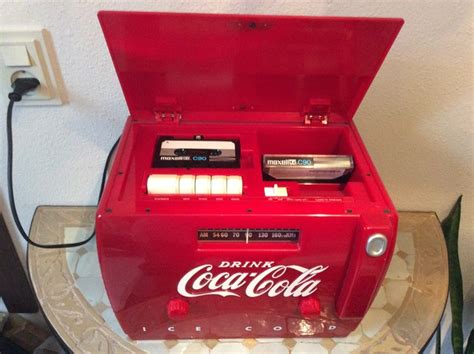 large radio with cassette player in coca cola cooler catawiki