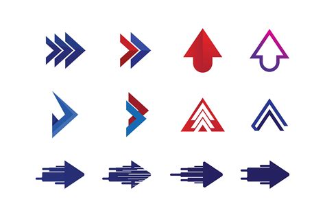 Arrow And Triangle Logo Design Vector Graphic By Anggasaputro4489