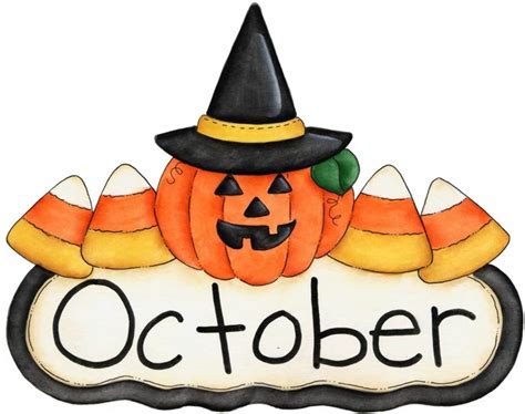 October Calendar Clipart Customize And Print