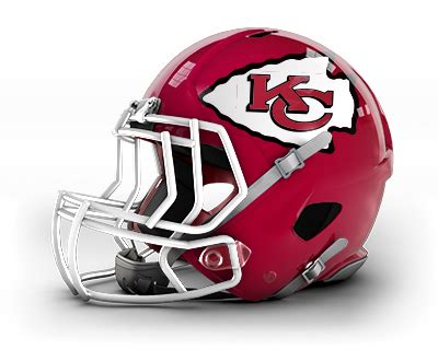 Football Helmet Kansas City Chiefs Helmet Facing Left | helmet