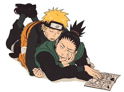 Sleeping Naruto And Shikamaru