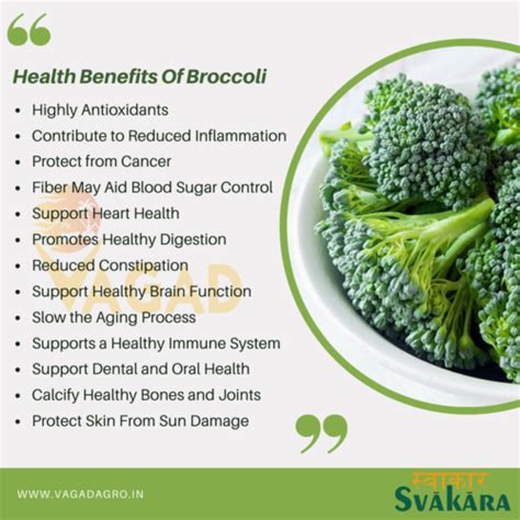 Verities Health Benefits And Nutritional Value Of Broccoli