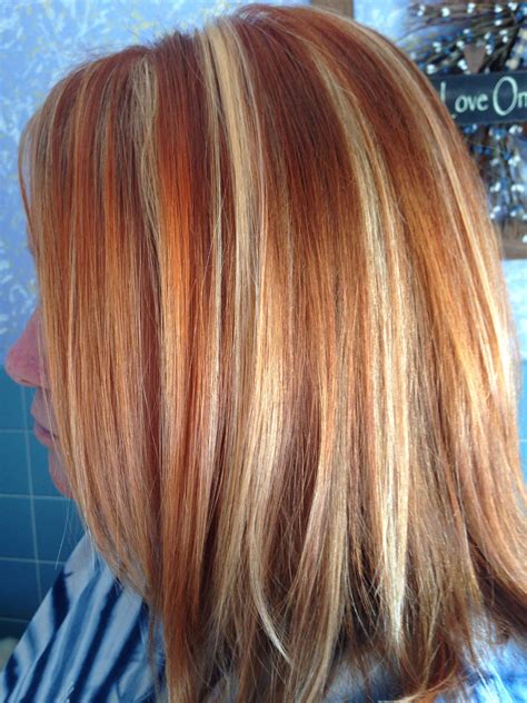 You can really change your image quite radically with a black hair with blonde highlights hairstyle with just a sprinkling of fine gold or coppery strands. Copper and blonde foils | Blonde hair color, Copper blonde ...