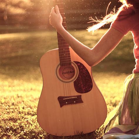 Cool And Stylish Profile Pictures For Facebook For Girls With Guitar Girl With Guitar Profile