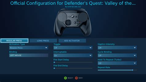 The Steam Controller Configurators Untapped Power