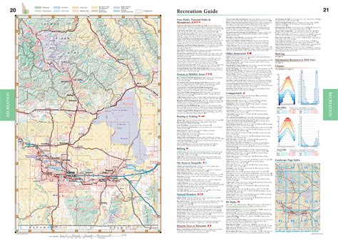 Idaho Road And Recreation Atlas — Benchmark Maps