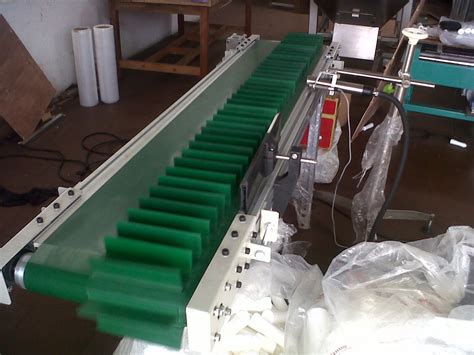 Mild Steel Industrial Cleated Belt Conveyors Length 1 10 Feet At Rs