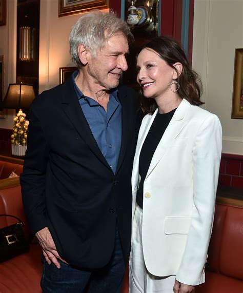 Harrison Ford Makes Rare Red Carpet Appearance With Wife OFF