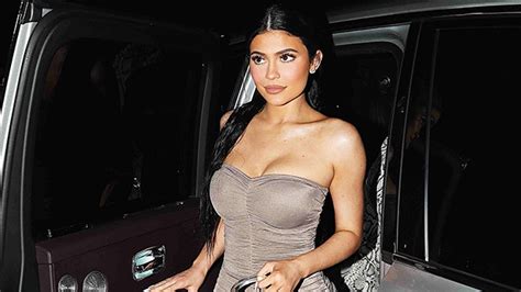Ruched Dresses On Celebrities Kylie Jenner More Rocking The Look