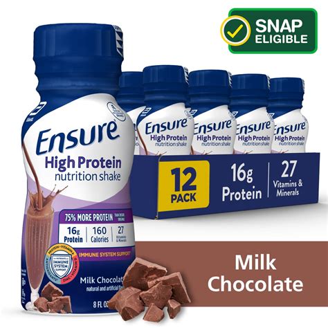 Ensure High Protein Nutritional Shake Milk Chocolate Fl Oz Ct