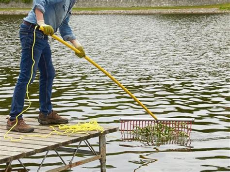 How To Drag Weeds Out Of Pond