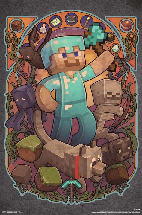Minecraft Posters And Gaming Wall Art Prints