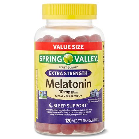 Spring Valley Extra Strength Melatonin Sleep Support Dietary Supplement