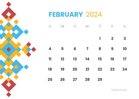 February 2024 Calendar With Holidays Philippines Template Edit Online