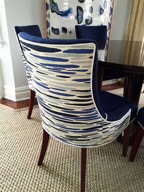 Chair Back Leopold Group Designed Custom Upholstered Dining Chairs In