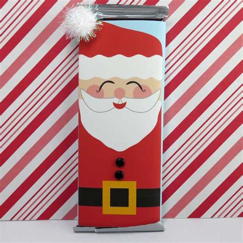 I have created 6 designs for you to choose from purely. Free Printable Santa Candy Bar Wrappers | Scraplifters.com
