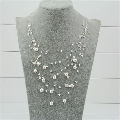 Multi Strand Pearl Necklace Elegant And Affordable