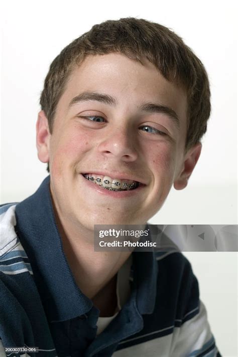 Teenage Boy Posing In Studio Portrait High Res Stock Photo Getty Images