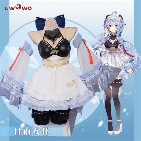 Ganyu Uwowo Cosplay Genshin Impact Maid Hobbies And Toys Collectibles And Memorabilia J Pop On
