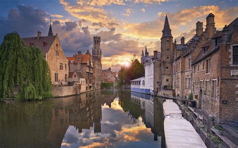 Download Wallpapers West Flanders Bruges Belgium For Desktop With