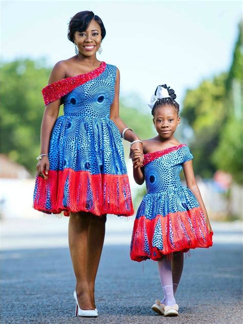 Ankara Twinning Mother And Daughter Matching Styles African Fashion