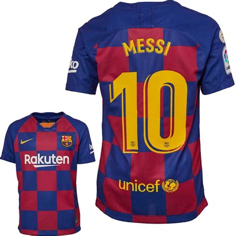 Nike Jungen Fcb Barcelona Messi 10 La Liga Home Fußball Trikot Mehrfarbig