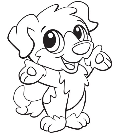 A Puppy Dog Coloring Page Free Printable Coloring Pages For Kids