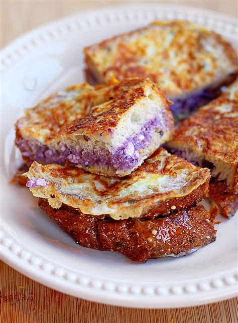 Blueberry Cream Cheese Stuffed French Toast She Wears Many Hats